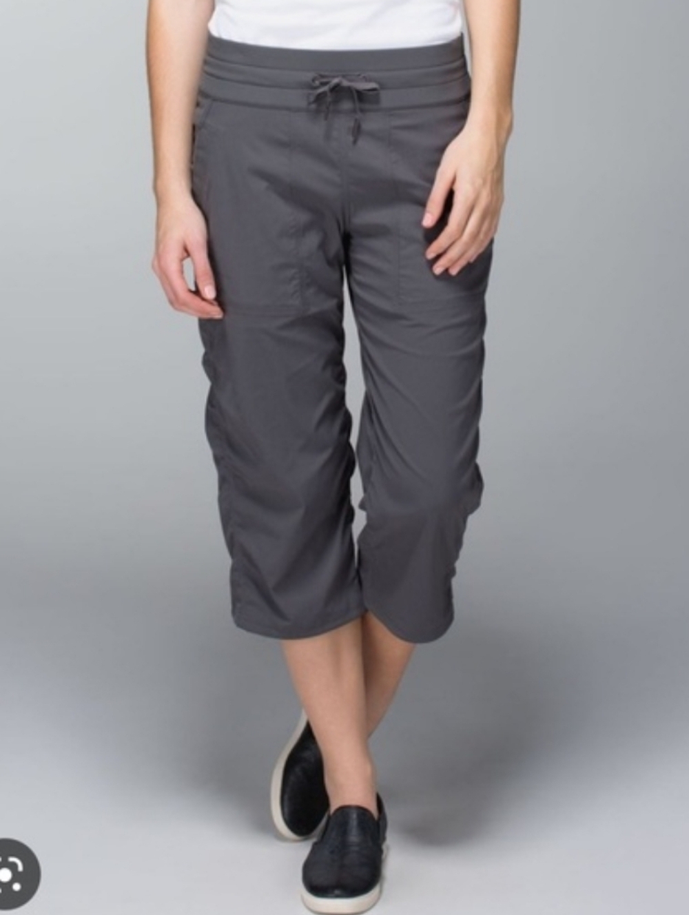lululemon athletica Women's Gray Dance Studio Crop Pants